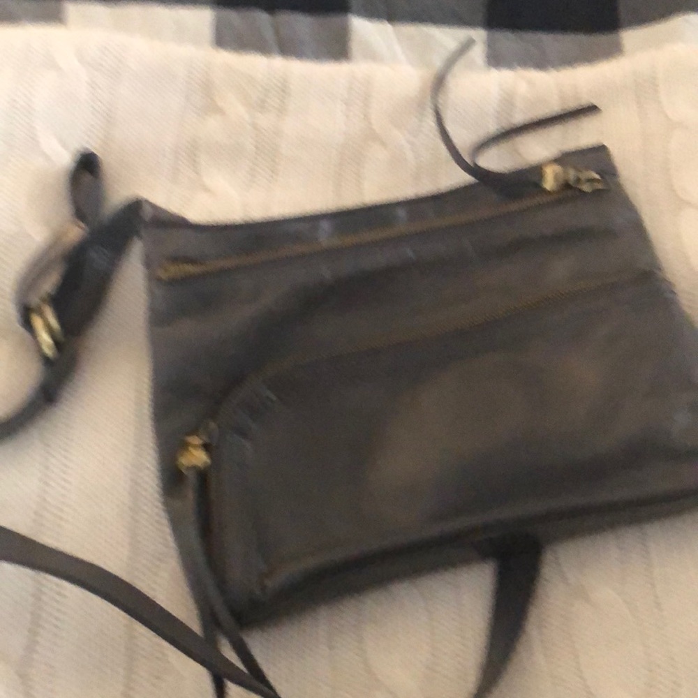 HOBO dark grey purse small crossbody bag